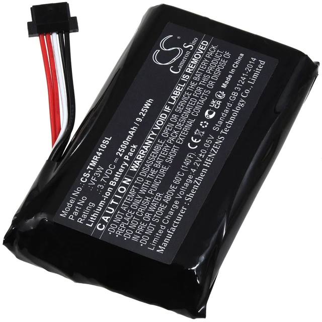Vhbw Batterie Compatible Avec GPS Tomtom Rider 2600 MAh, 3,7 V, Li-ion - View #9