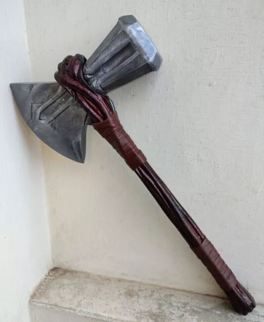 Avengers Infinity War Thor Stormbreaker 1:1 Metal Axe Prop Weapon Hammer