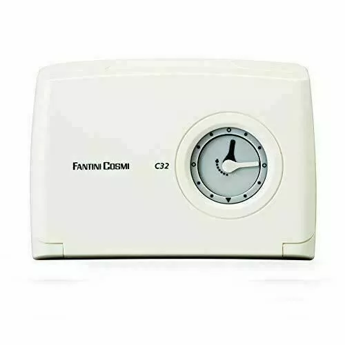 Fantini Cosmi - C32 - Thermostat programmable journalier avec horloge mécaniq...