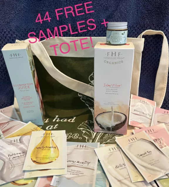 Tónico Facial Jugo De Iluminación Fresca De Granja*Elixir De Isla Crema Corporal + Muestras