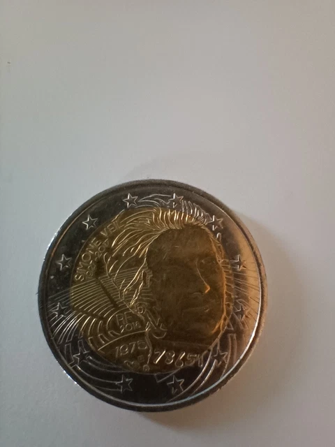 Pièce de 2 euros Française Commémorative Simone Veil 2018