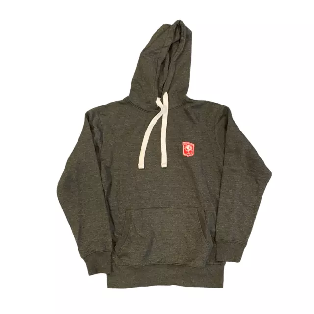 FC Twente Men's Hoodie (Size M) Football Charcoal Essential Hoodie - New