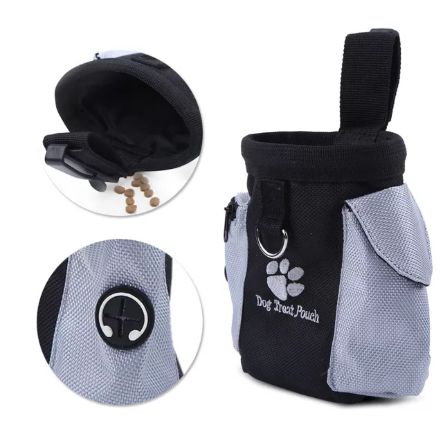Puppy Pet Dog Obedience Training Treat Feed Bait Food Snack Pouch Belt Bags