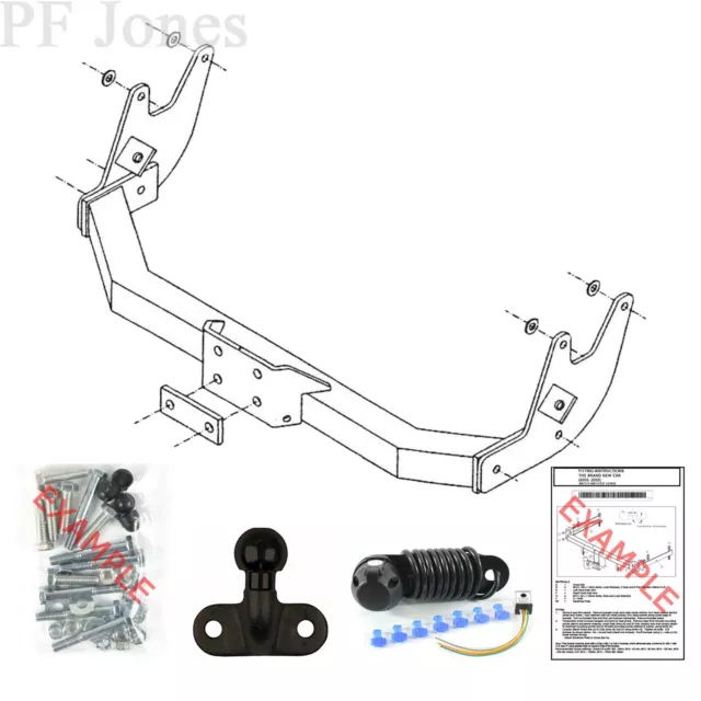 Tow-Trust Towbar for Toyota Hi-Ace Power Van 1995-2011 - Flange Tow Bar