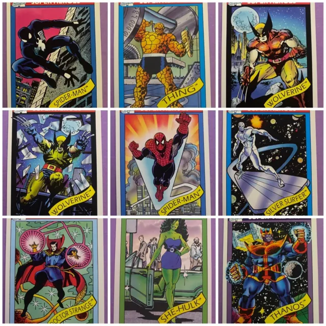 1990 Impel Marvel Universe Singles **You Pick Complete Your Set**