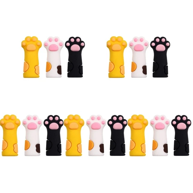 15 piezas funda protectora para tijeras muertas fundas protectoras patas de gato sujetador