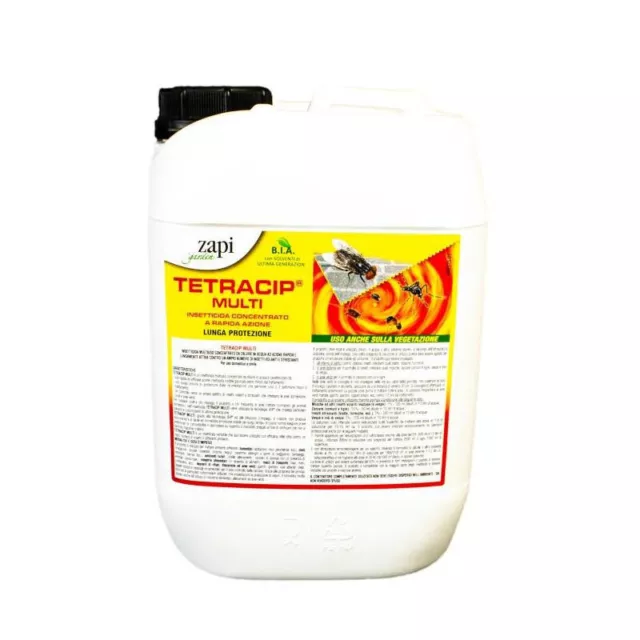 Zapi - 421419 - Tetracip Insecticide pour Moustiques 5 Lt 8005831009392