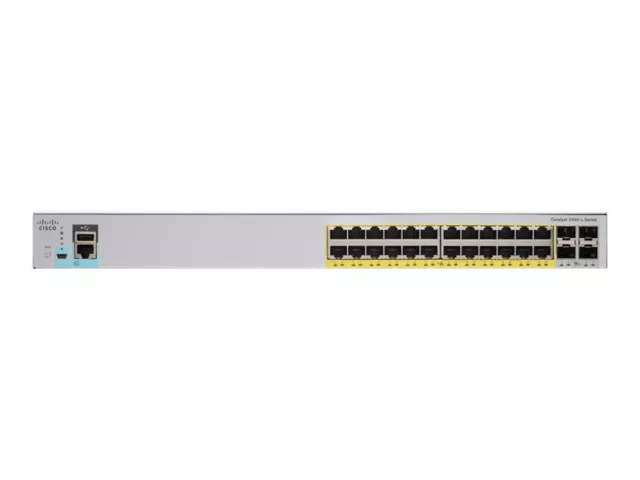 Cisco WS-C2960L-24PQ-LL Switch - 24 Anschlüsse - managed inkl VAT