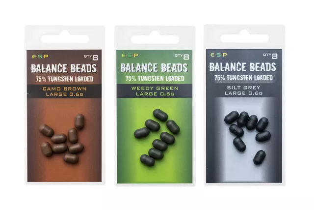 ESP Tungsten Loaded Balance Beads Available In 3 Colours