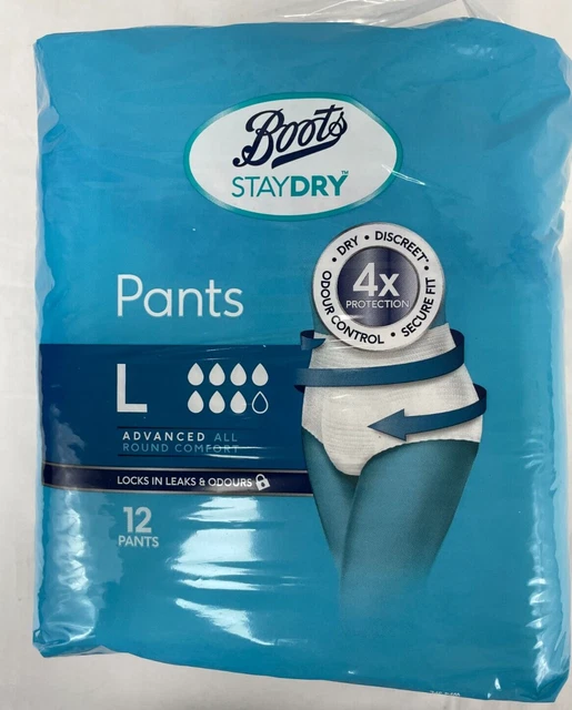 TENA Silhouette Washable Absorbent Underwear Classic Black - Boots