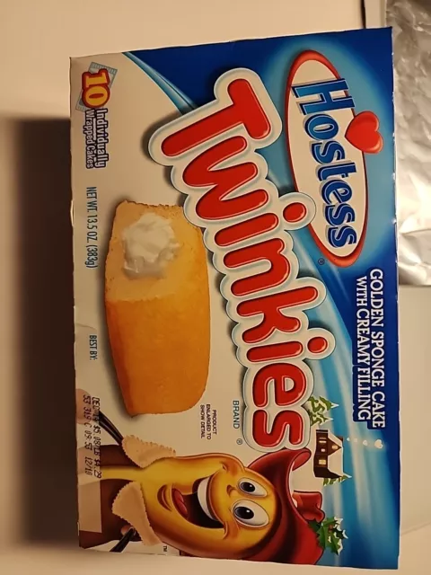 Original box of Twinkies. Before The Recipe Changed