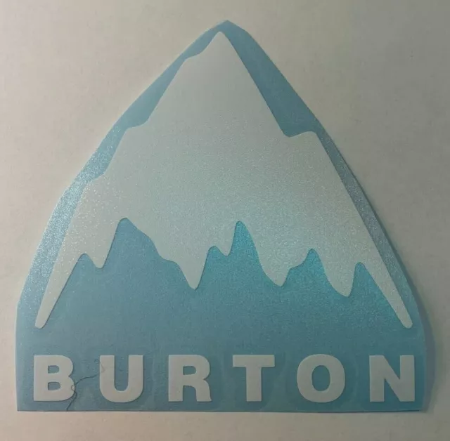 Burton Logo #1 - Die Cut Vinyl Decal Sticker Outdoor Vintage Snowboard Ski Skate