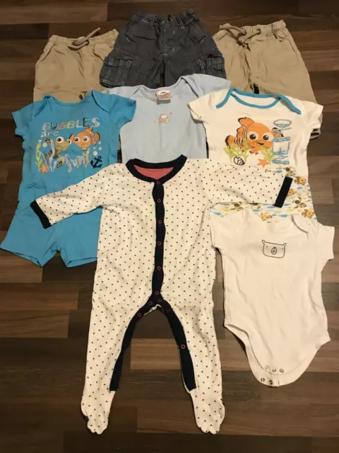 Bundle/Job Lot Baby Boys Clothes x 10 - Size: 6-9 months - Various Makes