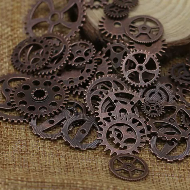 25g 50g 100g Steampunk Watch Parts Vintage Antique Old Gears Wheels Steam Punk 2