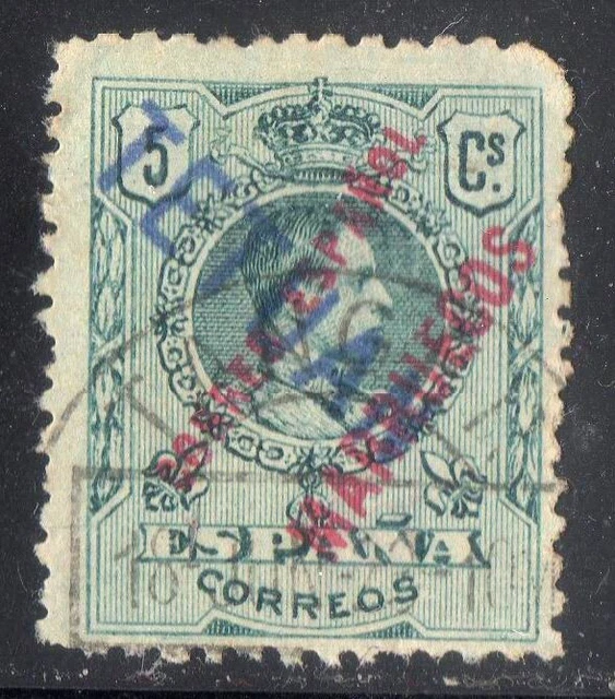 ESPAGNE ! Timbres anciens du Maroc bureau de TETUAN depuis 1908 n°22 et 23