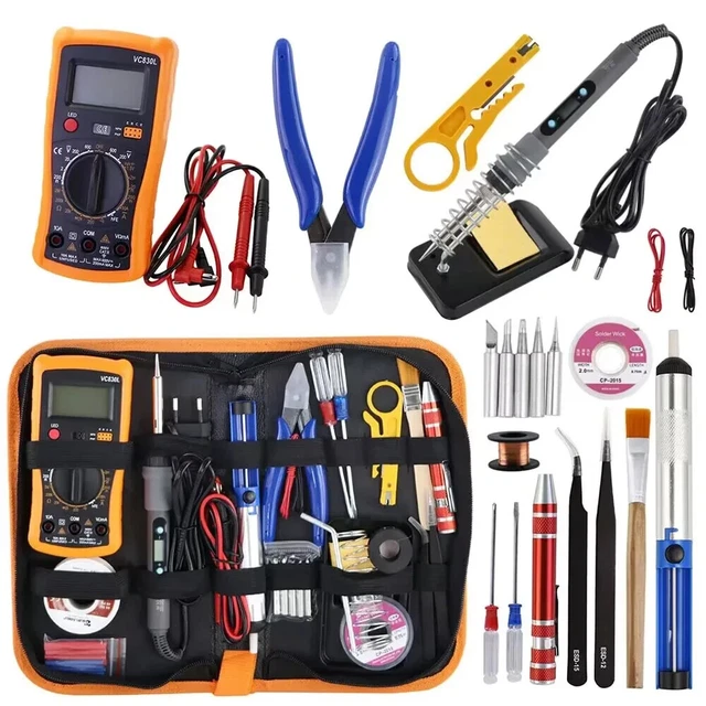 Fer à Souder Électrique 12V 60W Portable Voiture - Fer à Braser Automatique Avec Pince Clip