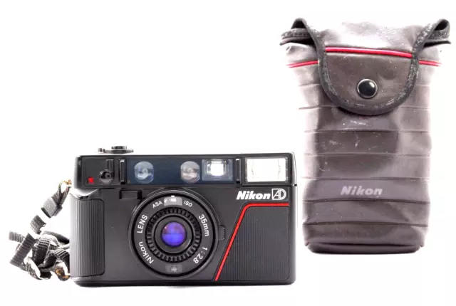 【NEAR MINT】Nikon L35 AD 35mm f2.8 Point & Shoot Film Camera Pikaichi from JAPAN