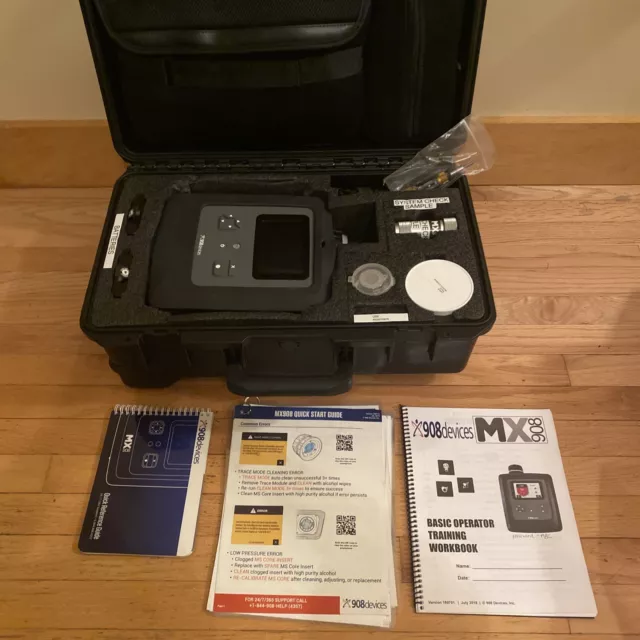 908 Devices MX908 High Pressure Portable Mass Spectrometer Hard Case MSRP: $206K