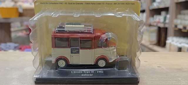 Lot 4 Citroën Type H Hachette Eligor 1/43 Pompiers - Neuf Multicolore