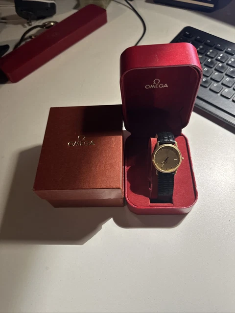 Omega Seamaster 14K Gold. Original Box.