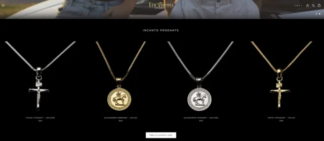 Online Mens Fashion Jewellery |  Ecommerce Business | Incanto Los Angeles 💻 3