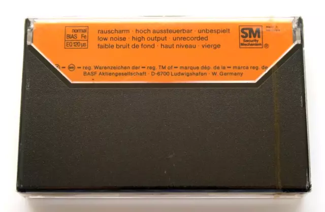 BASF LH SM 90 Normal Position Type I Blank Audio Cassette - Germany 1977 2