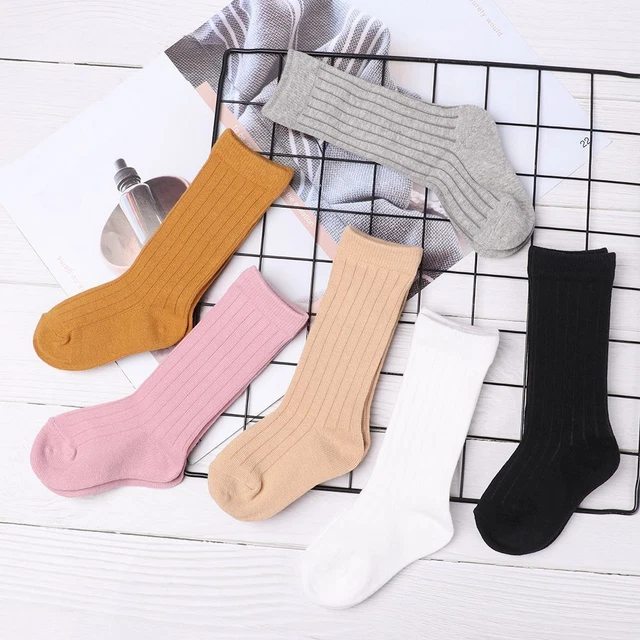 Toddler Calzini di cotone Calzini per bambini Caldo invernale Leg Warmer 2