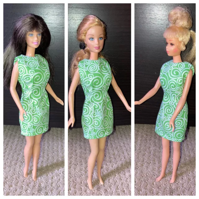 HM VINTAGE STYLE Sheath Dress for Barbie, vintage/retro Barbie, and ...