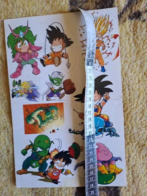 Pegatinas Dragon Ball Z Vintage Año 1995 De La Revista Super Juegos 3