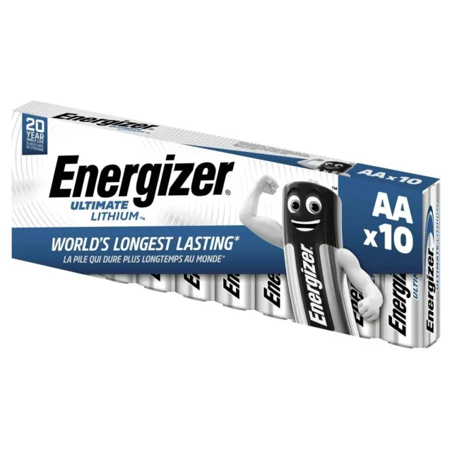 Energizer Ultimate Lithium AAA Micro FR03 L92 1,5V im 1x 10er Pack