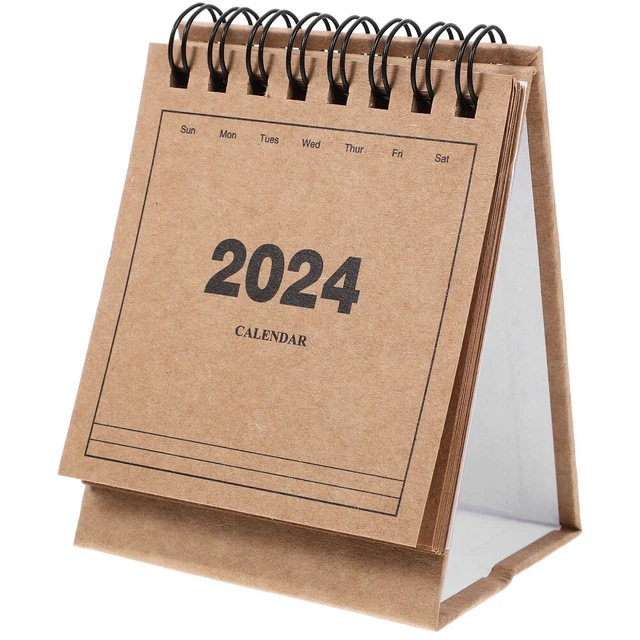 MINI CALENDAR 2024 Tabletop Small Calendar Decorative Desk Calendar