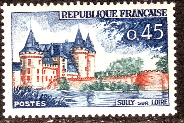 FRANCE TIMBRE N° Y&T 1313 " Sully sur Loire" NEUF**