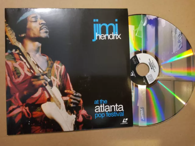 JIMI HENDRIX Live At Atlanta Pop Festival LASERDISC !!