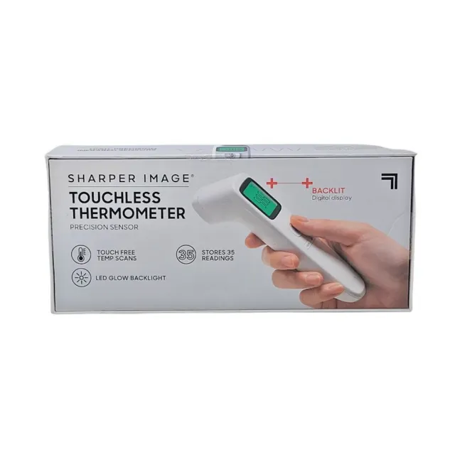 SHARPER IMAGE Touchless Digital Smart Forehead Thermometer Temp