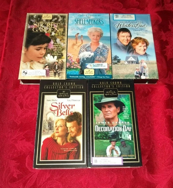 LOT OF 5 Hallmark Hall of Fame VHS Tapes 2 Gold Crown Collection's