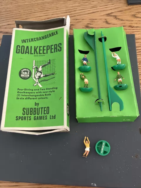 Subbuteo Interchangeable Goalkeepers Football Players