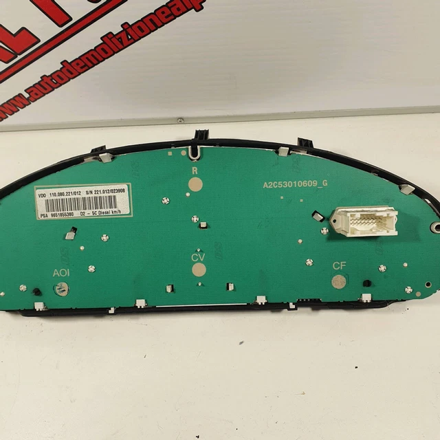 Baguette De Tableau De Bord Pour Peugeot 407 SW HDI 2007 - Pièce D'Occasion