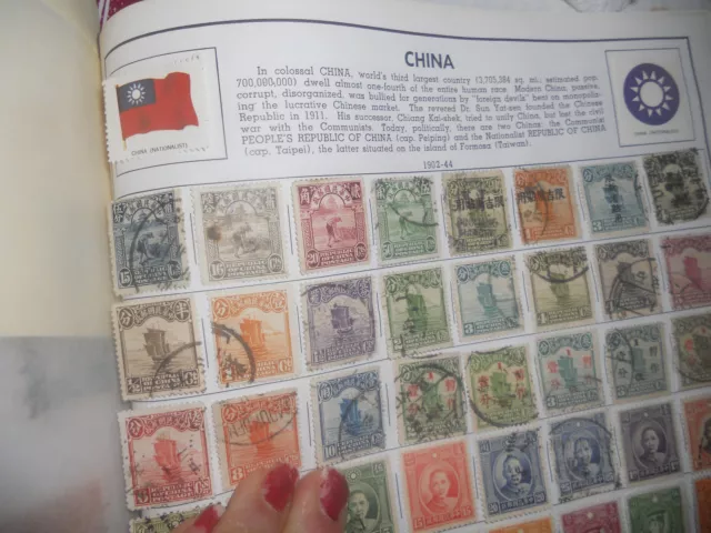 Rare 1902 to 1968 over 800  postage stamp from CHINA hanged collection