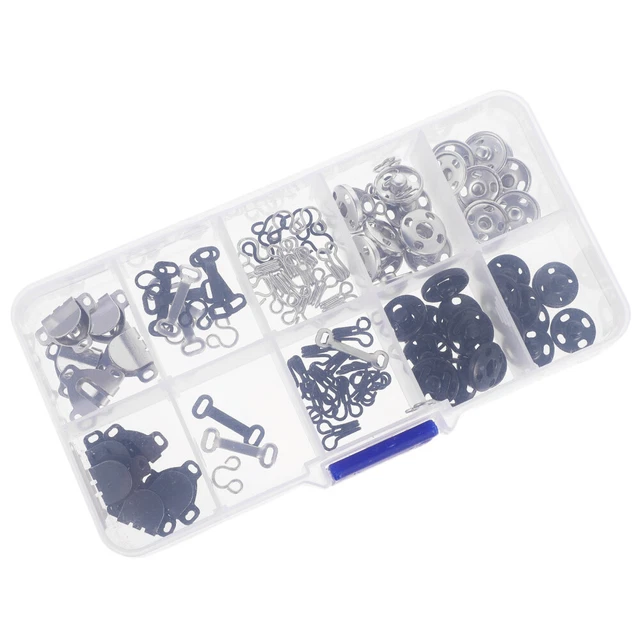 100 Pcs Umweltfreundlicher Hosenhaken Mit Druckknopf 13X6.5CM Eisen