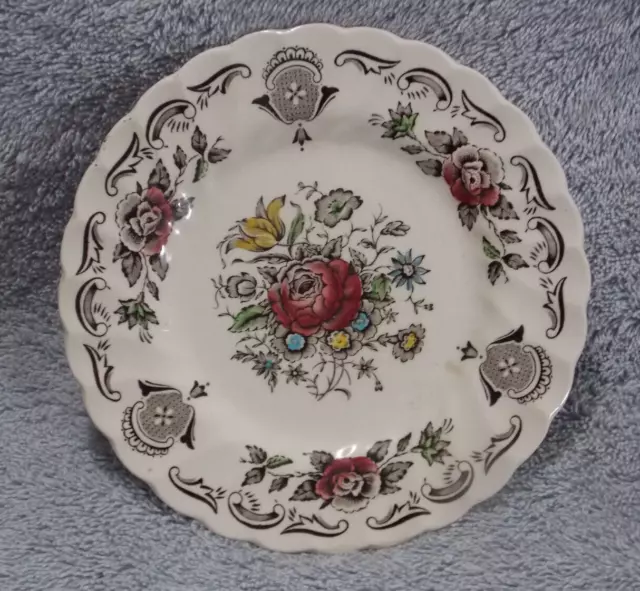 Vintage Myott Staffordshire "Bouquet" Bread & Butter Plate