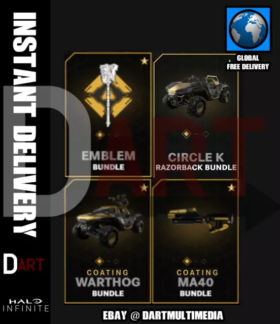 Halo Infinite ROCKSTAR DLC Warthog, Razorback, Emblem, AR Skin, XP and MORE!