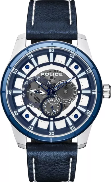 Reloj Police Hombre Analogico Cuarzo PL15410JSTBL.04 Fecha