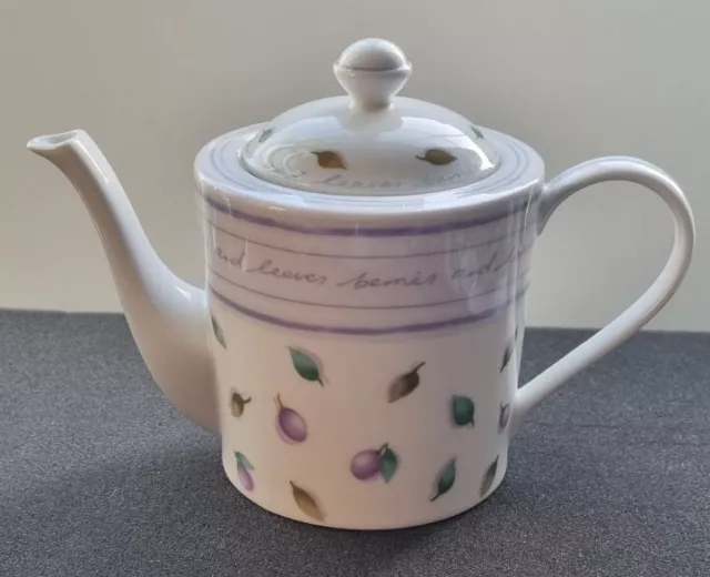 Marks & Spencer Berries And Leaves Teapot New