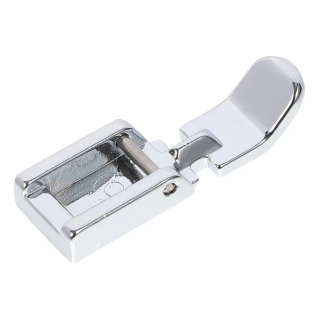 Pie de máquina de coser botones de presión de metal pie de costura bajo cuchillo lateral