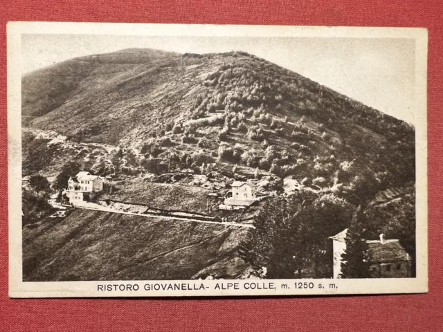 Cartolina - Ristoro Giovanella - Alpe Colle - 1930 ca.