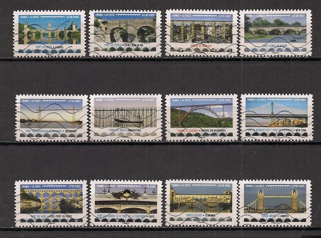 SÉRIE COMPLÈTE OBLITÉRÉE 2017: 