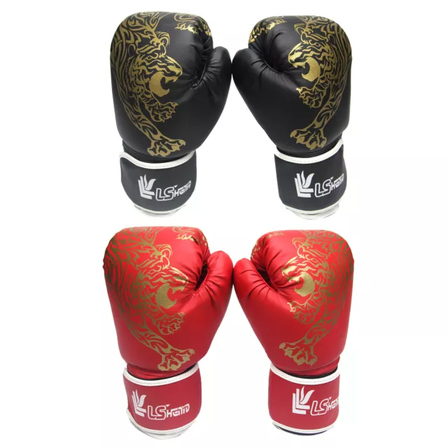 Children Adults Boxing Sparring Training Gloves MMA Kick Boxing Punching Gloves