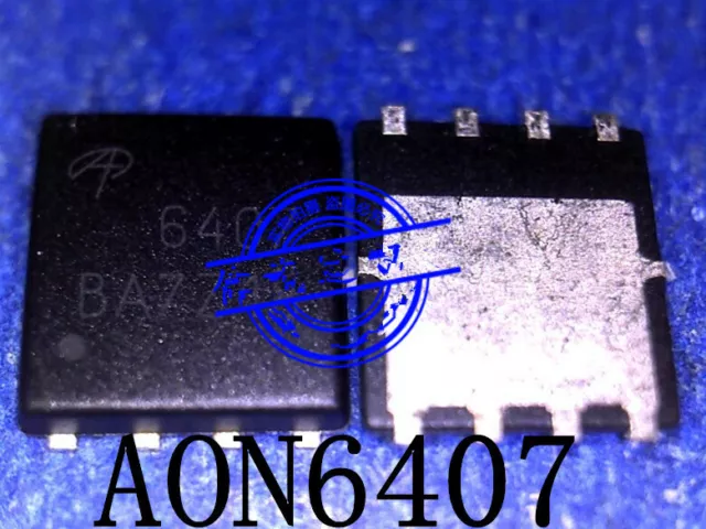 5 pcs New AON6407 AO6407  6407 P 30V 32A QFN8 ic chip