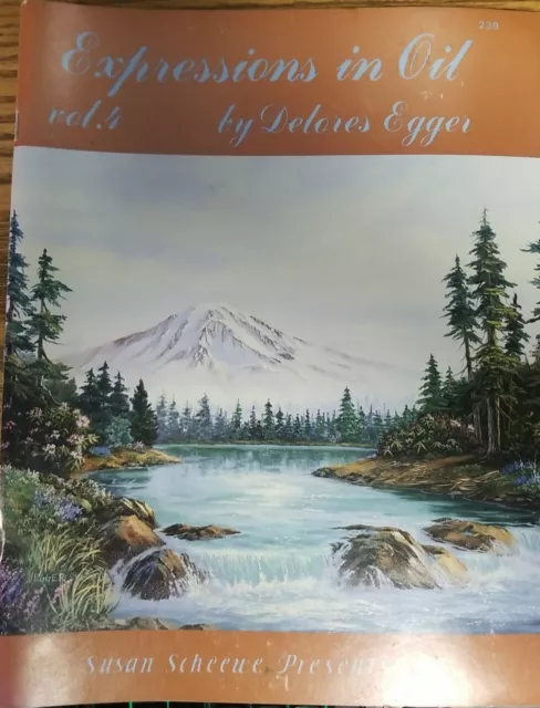 Patrones de instrucciones de pintura de huevos Expressions in Oil Vol.4 de Delores