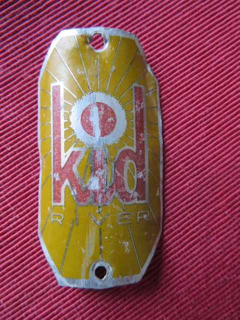 Ancienne Plaque Vélo Cycles The Kid G.F. Fontenay Le Comte, Collection Cyclisme